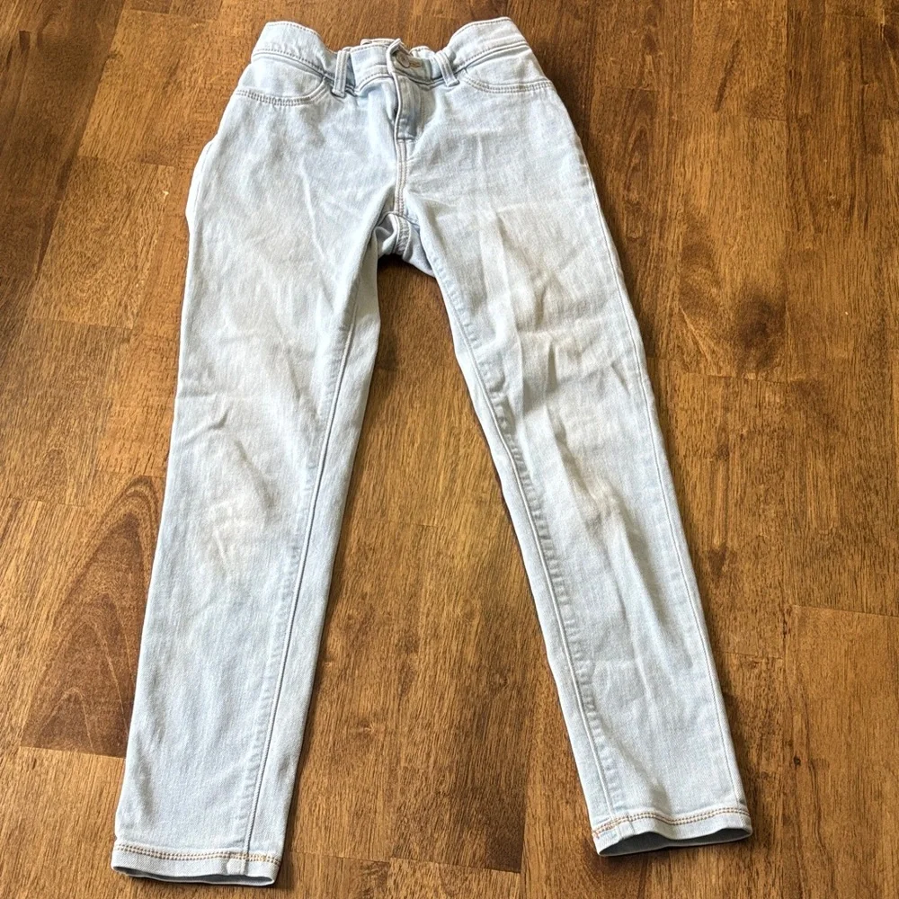 Old Navy Kids Light Blue Jeans, Rockstar Jeggings with adjustable waist